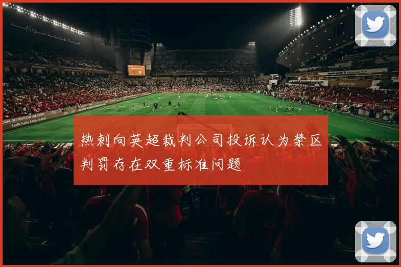 热刺向英超裁判公司投诉认为禁区判罚存在双重标准问题