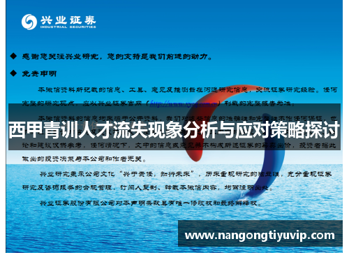 西甲青训人才流失现象分析与应对策略探讨